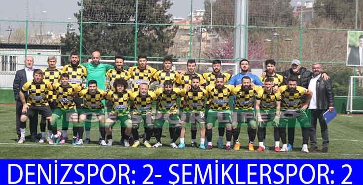 ŞEMİKLER, DENİZSPOR’A PUAN KAPTIRDI