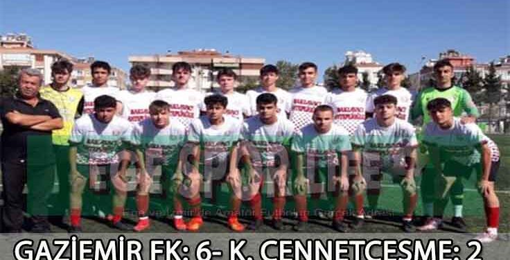 GAZİEMİR FK’DAN GOLLÜ GALİBİYET