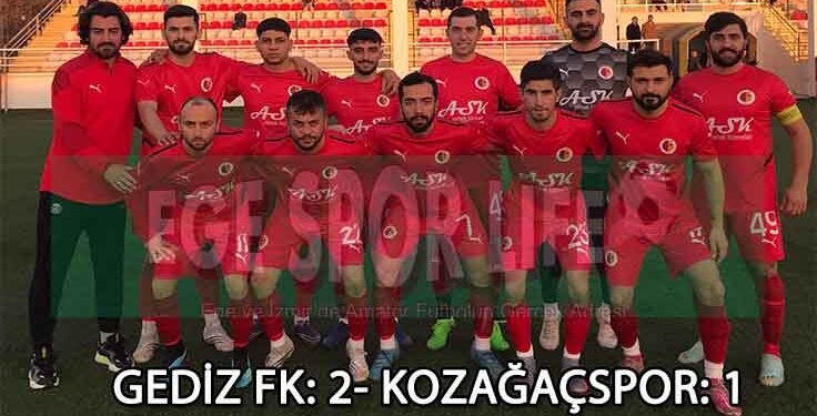 GEDİZ FK, HÜZEYİN HAZMAN İLE GÜLDÜ