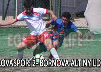 BORNOVA ALTINYILDIZ, ZİRVE YARIŞINI BIRAKMIYOR