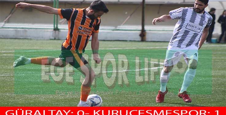 GÜRALTAY, KURUÇEŞMESPOR’A MAĞLUP OLDU