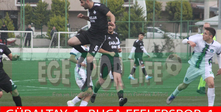 GÜRALTAY, BUCA EFELER İLE BERABERE KALDI