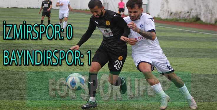 BAYINDIRSPOR, İZMİRSPOR’DAN LİDERLİĞİ KAPTI