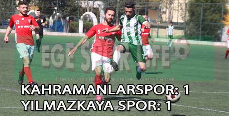 KAHRAMANLARSPOR, 1 PUANA RAZI OLDU