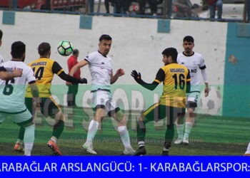KARABAĞLARSPOR, ZORLU MAÇI KAZANMASINI BİLDİ