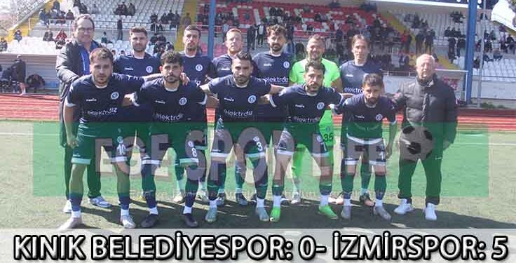 İZMİRSPOR, KINIK’TAN LİDER DÖNDÜ