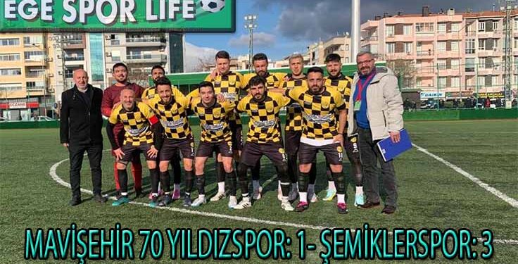 LİDER ŞEMİKLERSPOR’A YAN BAKILMIYOR