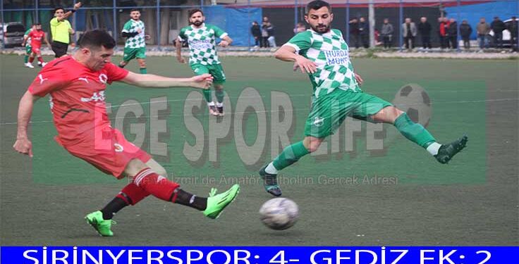 ŞİRİNYERSPOR, GEDİZ FK’DAN ZORDA OLSA 3 PUANI ALDI