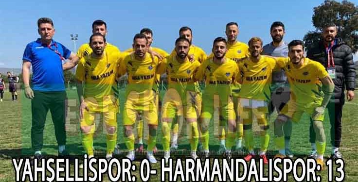 HARMANDALISPOR’DAN 13 GOLLÜ GALİBİYET