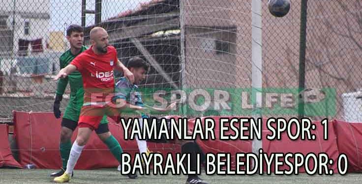 LİDER, YAMANLAR ESEN TEK GOLLE 3 PUANIN SAHİBİ OLDU