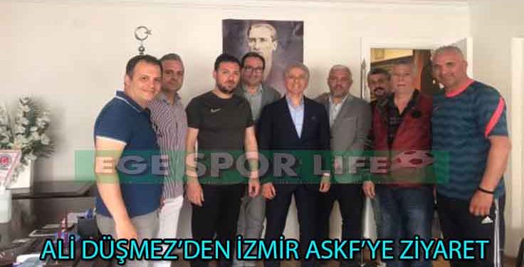 TASKK GENEL BAŞKANI ALİ DÜŞMEZ, İZMİR ASKF’Yİ ZİYARETTE BULUNDU