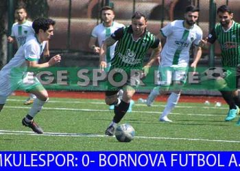 BORNOVA FUTBOL A.Ş, ÇAMKULE’Yİ TEK GOLLE GEÇMESİNİ BİLDİ
