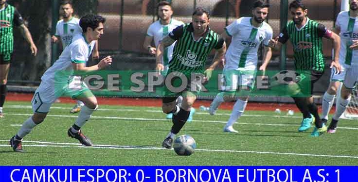 BORNOVA FUTBOL A.Ş, ÇAMKULE’Yİ TEK GOLLE GEÇMESİNİ BİLDİ