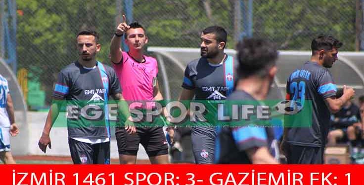 LİDER İZMİR 1461, GAZİEMİR FK ENGELİNİ AŞMASINI BİLDİ
