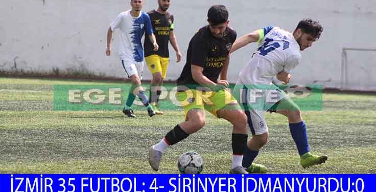 İZMİR 35 FUTBOL, ZİRVE YARIŞINI SÜRDÜRDÜ