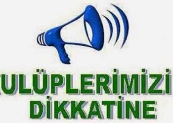 AMATÖR FUTBOL KULÜPLERİMİZİN DİKKATİNE