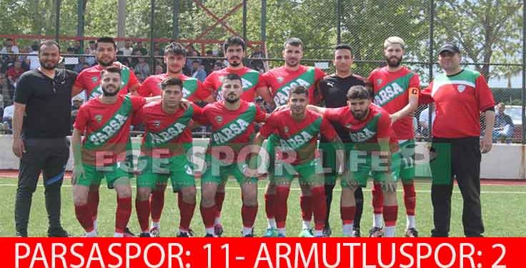 LİDER PARSASPOR’DAN 11 GOL