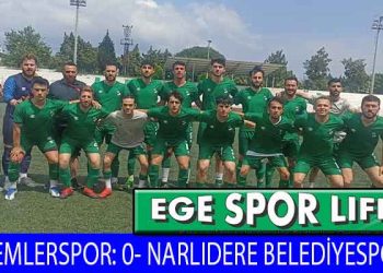 NARLIDERE, BADEMLER DEPLASMANINDAN 3 PUANLA DÖNDÜ