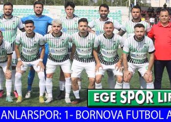 LİDER BORNOVA FUTBOL A.Ş,’DEN GOLLÜ GALİBİYET