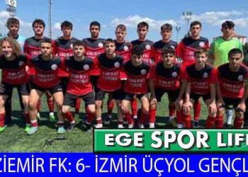 GAZİEMİR FK, İZMİR ÜÇYOL GENÇLİK’İ 6 GOLLE GEÇTİ