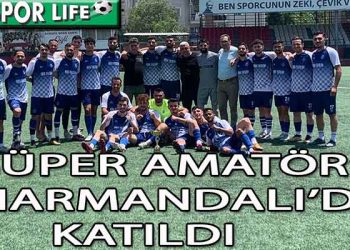 HARMANDALISPOR, ŞAMPİYONLUK KUPASINI ALDI