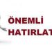 GENEL KURUL DELEGE BİLDİRİMİ HATIRLATMA