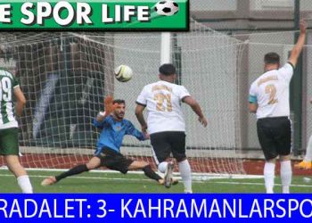 GOLLÜ MAÇTA SEVİNEN TARAF KAHRAMANLARSPOR OLDU
