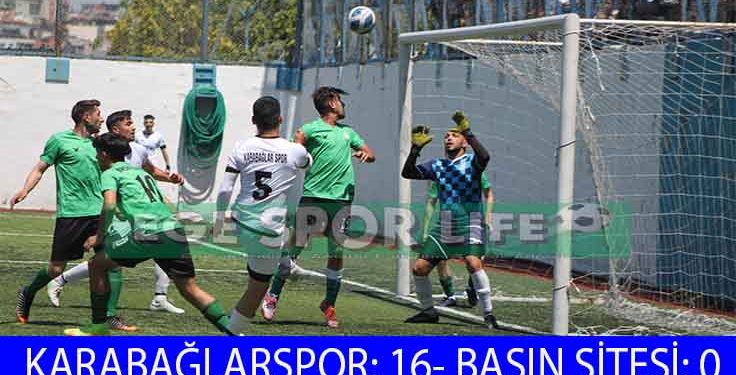 KARABAĞLARSPOR’DAN GOL YAĞMURU