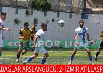 LİDER İZMİR ATİLLASPOR, ZORLANDIĞI MAÇTAN 3 PUANLA AYRILDI
