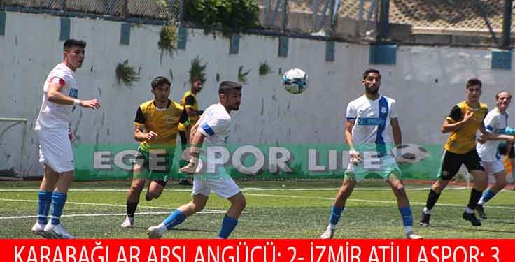 LİDER İZMİR ATİLLASPOR, ZORLANDIĞI MAÇTAN 3 PUANLA AYRILDI
