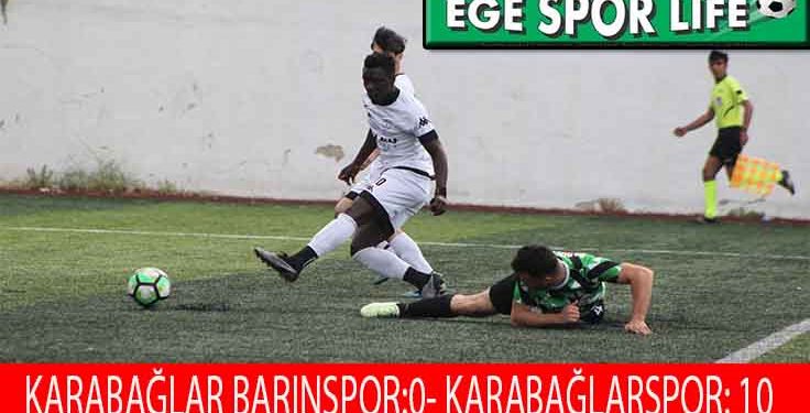 KARABAĞLARSPOR, DIOUF İLE FARKA GİTTİ