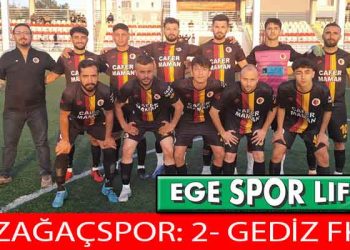 GEDİZ FK, KOZAĞAÇ’TAN İSTEDİĞİ 3 PUANI 7 GOLLE ALDI