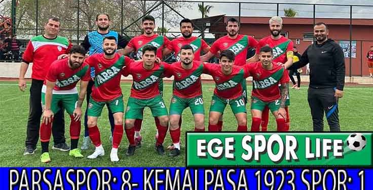 PARSASPOR, KEMALPAŞA 1923 ENGELİNİ 8 GOLLE AŞTI