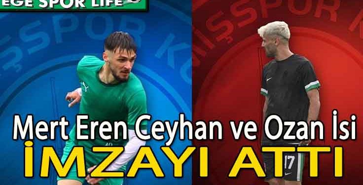 ÖDEMİŞSPOR, MERT VE OZAN’I RENKLERİNE BAĞLADI