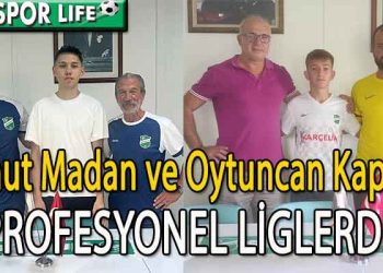 ŞİRİNYERSPOR’DA 2 OYUNCU PROFESYONEL LİGE İMZAYI ATTI