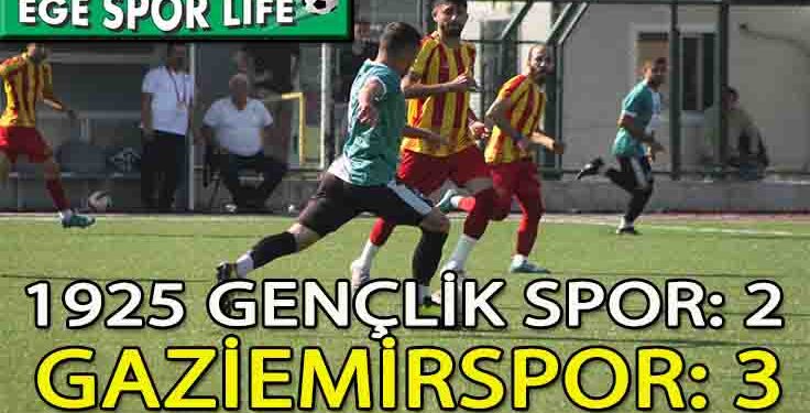 GAZİEMİRSPOR, DEPLASMANDA ALTIN DEĞERİNDE 3 PUANI ALDI