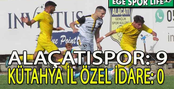 LİDER ALAÇATISPOR’DAN GOL ŞOV