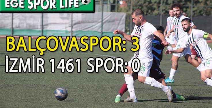 BALÇOVASPOR, 3 PUANI 3 GOLLE ALDI