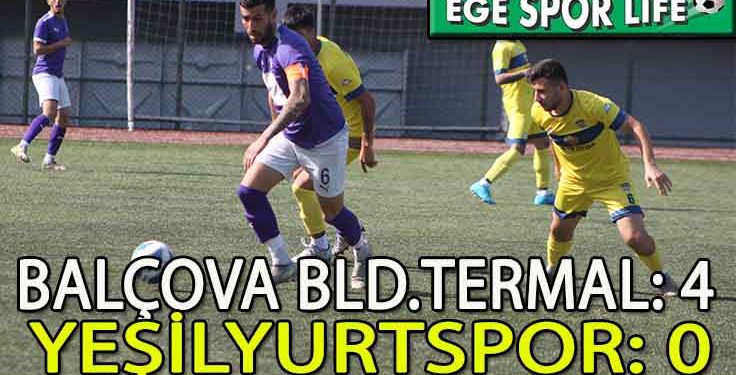 LİDER BALÇOVA BELEDİYE TERMAL, YEŞİLYURTSPOR’U ELİ BOŞ GÖNDERDİ