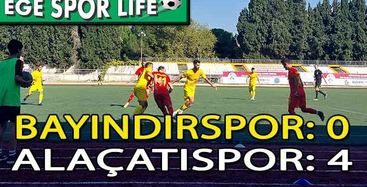 ALAÇATISPOR, BAYINDIR’DAN LİDER DÖNDÜ