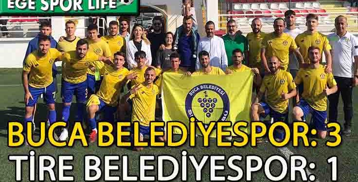 BUCA BELEDİYE, TİRE BELEDİYESPOR’U BERKAY’IN GOLLERİ İLE AŞMASINI BİLDİ