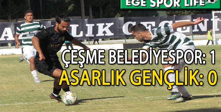 ÇEŞME BELEDİYESPOR, TEK GOLLE 3 PUANIN SAHİBİ OLDU