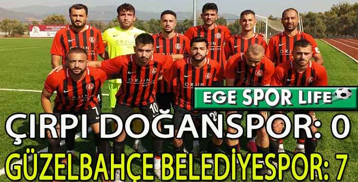 GÜZELBAHÇE BELEDİYESPOR, İLK GALİBİYETİNİ FARKLI KAZANDI
