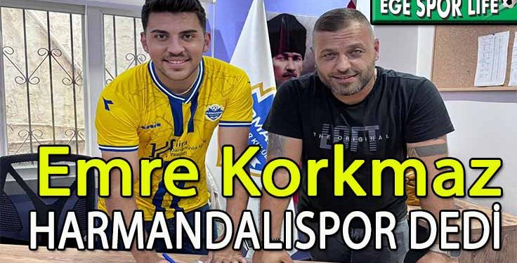 GENÇ GOLCÜ HARMANDALISPOR’A İMZAYI ATTI