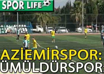 GAZİEMİRSPOR, GÜMÜLDÜR’DEN İSTEDİĞİ 3 PUANI ALMAYI BAŞARDI