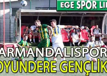 LİDER HARMANDALISPOR, KOYUNDERE ENGELİNİ ZOR DA OLSA AŞMAYI BAŞARDI