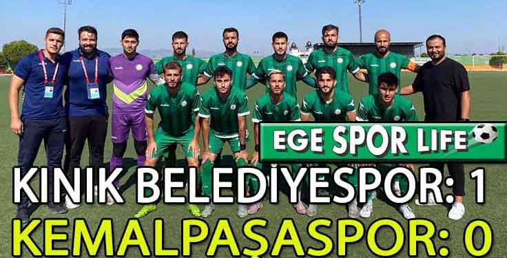 KINIK BELEDİYESPOR, KADİR KAPLAN İLE GÜLDÜ