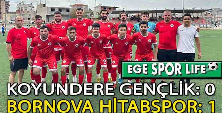BORNOVA HİTABSPOR, TEK GOLLE 3 PUANI KAPTI