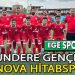 BORNOVA HİTABSPOR, TEK GOLLE 3 PUANI KAPTI
