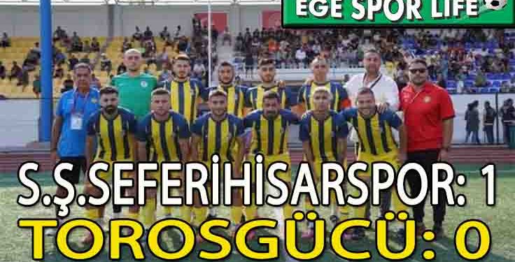 S.Ş.SEFERİHİSAR,ZORLU MAÇI KAZANMASINI BİLDİ